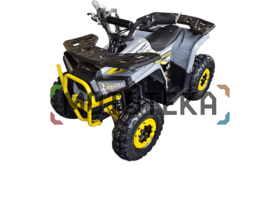 Электроквадроцикл детский Мотомир ORION 1000W серый/жёлтый (машинокомплект)